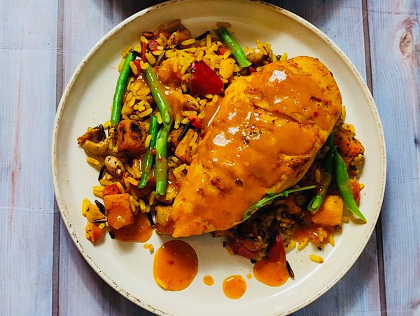 Peri Peri Chicken and Rice - haadishealthymeal